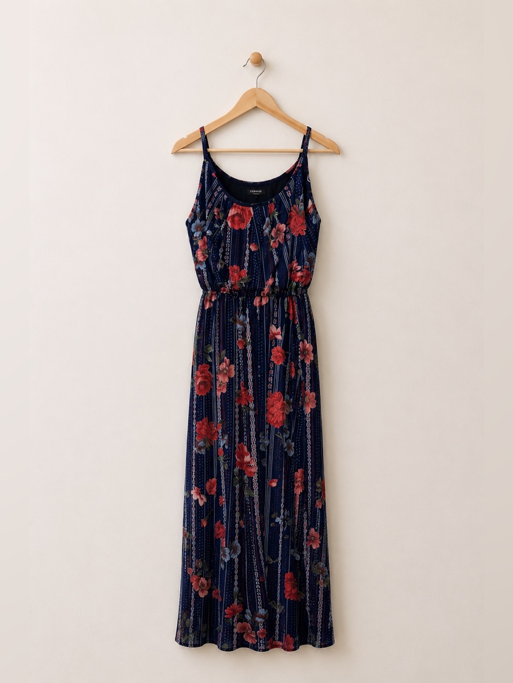Love Ryan LA Floral Maxi Dress Cottagecore Wedding Guest Empire Waist M
